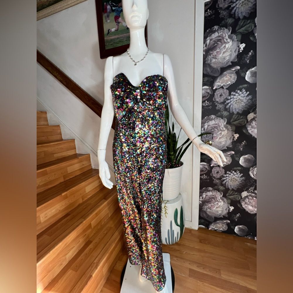 Anthropologie Hutch Bow Jumpsuit/ size 6 - Picture 8 of 11